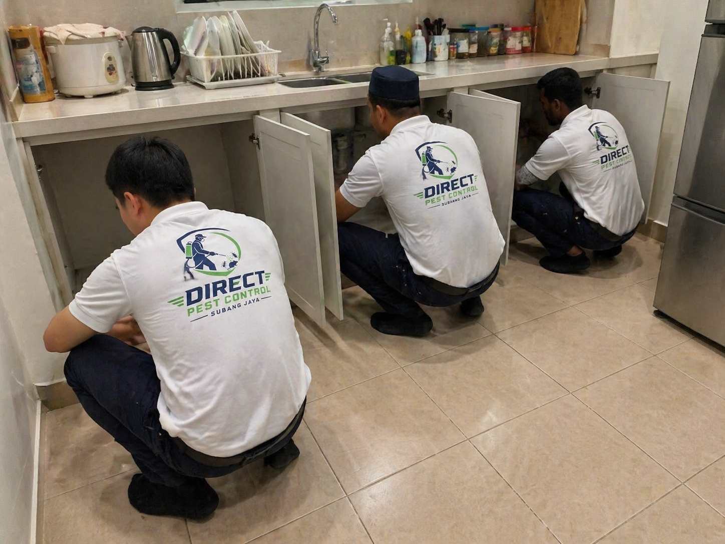 Ant Control technician at work